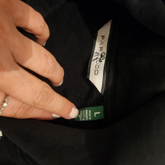 Parasuco Special Edition  Warm Black Hoddie Unisex Size Large - Picture 11 of 14